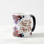 Fruity Fiesta Cherry Blueberry "New Year, New Vibe Magische Mok (Voorkant rechts)