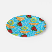 Fruity Floaties Papieren Bordje (Gekanteld)