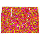 Fruity Glitter Stippen-GIFT BAG L Large Cadeautasje (Voorkant)