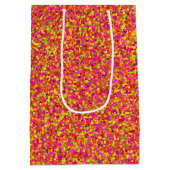 Fruity Glitter Stippen-GIFT BAG M Medium Cadeauzakje (Achterkant)