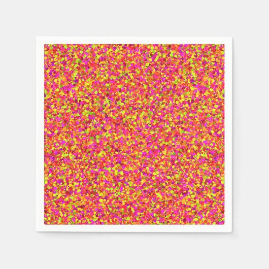 Fruity Glitter Stippen-PAPER NAPKINS Servet (Voorkant)