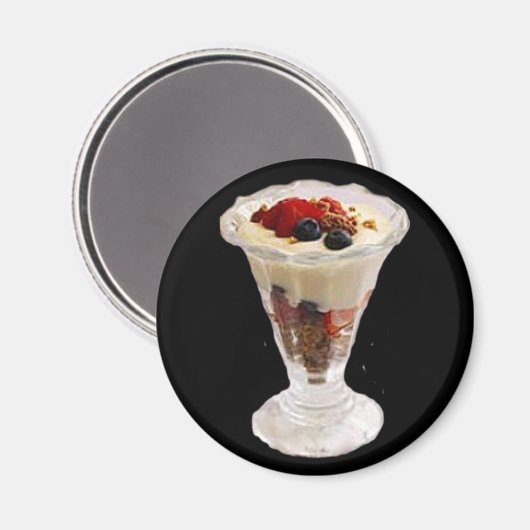 Fruity Italy Sundae Magneet (Voorkant / Achterkant)