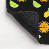 Fruity Juice Lemon Oranje Yellow Happy Pattern Muismat (Hoek)