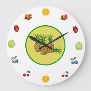 Fruity Kitchen Clock Grote Klok