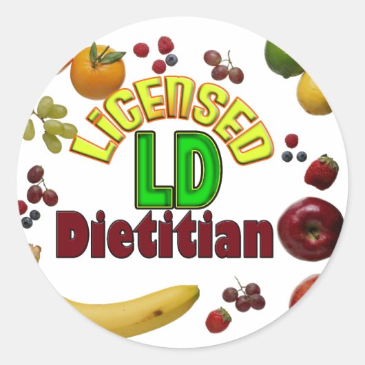 FRUITY LD - LICENTIEDIETITIAN RONDE STICKER (Voorkant)