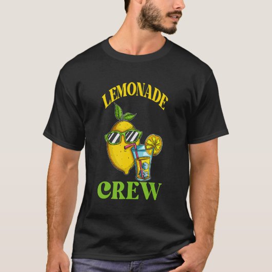 Fruity Lemon Fan Lemons Outfit Summer Lemonade Cre T-shirt (Voorkant)