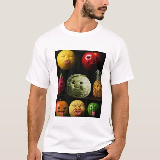 Fruity Meme T-Shirt – Gen Z Funny Graphic Tee (Voorkant)
