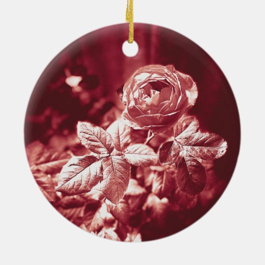 Fruity Parfuma Roos - Keramisch Ornament (Achterkant)