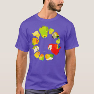 Fruity Parrots March T-shirt