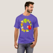Fruity Parrots March T-shirt (Voorkant volledig)