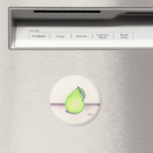 FRUITY PEAR magneet (rond) (Insitu (Vaatwasser))