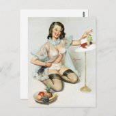Fruity Pin Up Briefkaart (Voorkant / Achterkant)