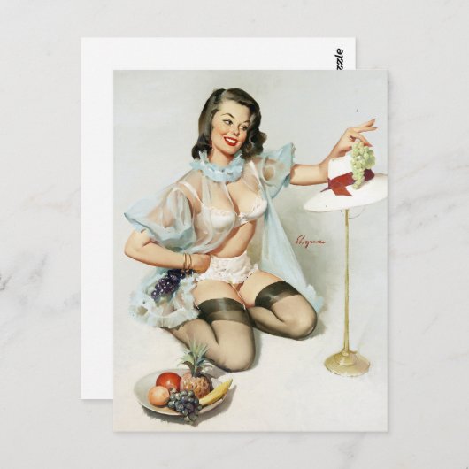 Fruity Pin Up Briefkaart (Voorkant / Achterkant)