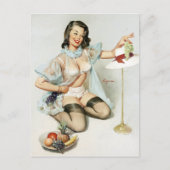 Fruity Pin Up Briefkaart (Voorkant)