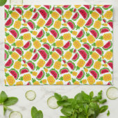 Fruity Pixels 1980s Style Keuken Handdoek (Gevouwen)
