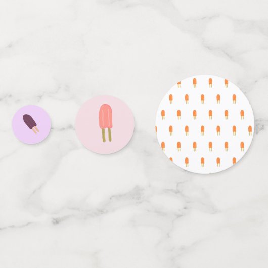 Fruity Popsicles Confetti (Achterkanten)