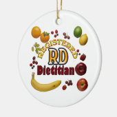 FRUITY RD GEREGISTREERD DIETITISCH KERAMISCH ORNAMENT (Links)