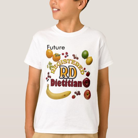 FRUITY RD - GEREGISTREERD DIETITISCH T-SHIRT (Voorkant)