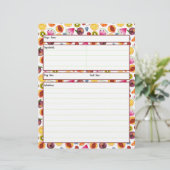 Fruity Receptenblad (Staand voorkant)