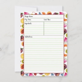 Fruity Recipard-kaarten Kaart
