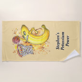Fruity Slam Dunk - met de hand getekende energetis Strandlaken (Voorkant)