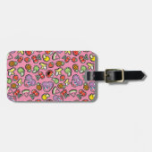 Fruity Sticker Elmo & Abby Cadabby Pattern Bagagelabel (Voorkant horizontaal)