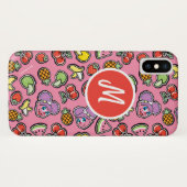 Fruity Sticker Elmo & Abby Cadabby Pattern Case-Mate iPhone Case (Achterkant (horizontaal))