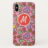 Fruity Sticker Elmo & Abby Cadabby Pattern Case-Mate iPhone Case (Achterkant)