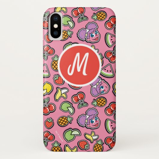 Fruity Sticker Elmo & Abby Cadabby Pattern Case-Mate iPhone Case (Achterkant)