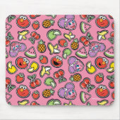 Fruity Sticker Elmo & Abby Cadabby Pattern Muismat (Voorkant)