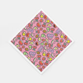 Fruity Sticker Elmo & Abby Cadabby Pattern Servet (Hoek)