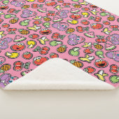 Fruity Sticker Elmo & Abby Cadabby Pattern Sherpa Deken (3/4)