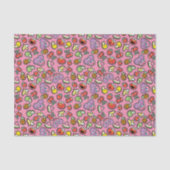 Fruity Sticker Elmo & Abby Cadabby Pattern Tissuepapier (Voorkant)