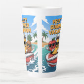 Fruity Summer Vacation Latte Mok (Voorkant)
