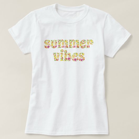 Fruity Summer Vibes T-shirt (Design voorkant)