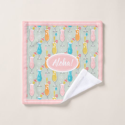 Fruity Tiki Beverages Bad Handdoek (Wasdoekje)