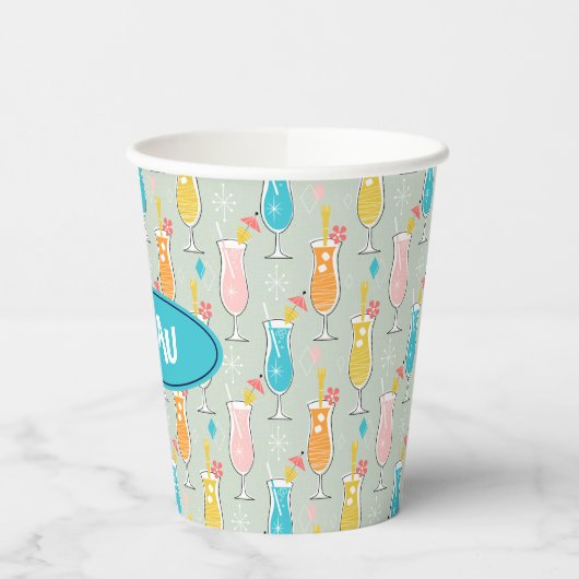 Fruity Tiki Beverages Papieren Bekers (Links)