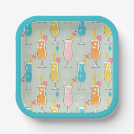 Fruity Tiki Beverages Papieren Bordje