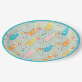 Fruity Tiki Beverages Papieren Bordje (Gekanteld)