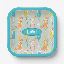 Fruity Tiki Beverages Papieren Bordje
