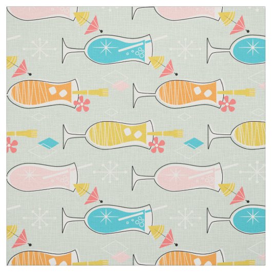 Fruity Tiki Beverages Stof (Swatch)