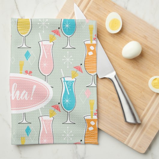 Fruity Tiki Beverages Theedoek (Quarter Fold)