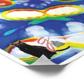 Fruity Tooty Kinetic Collage Kaleidoscope Poster (Hoek)