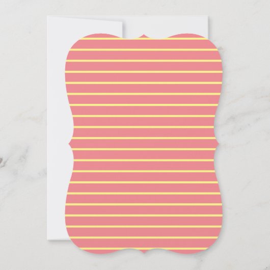 Fruity Tropical Baby shower NODIG Pineapple ALOHA Kaart (Achterkant)