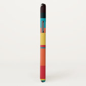 Fruity Tropical Tonal Stripes Case-Mate iPhone Case (Achterkant / rechts)