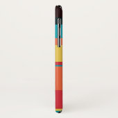 Fruity Tropical Tonal Stripes Case-Mate iPhone Case (Achterkant/links)