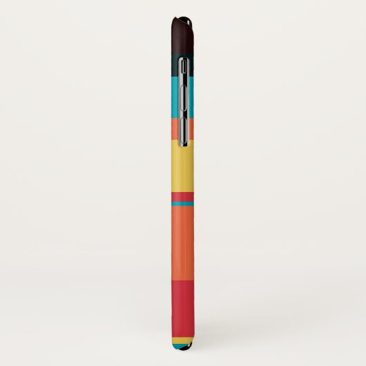 Fruity Tropical Tonal Stripes Case-Mate iPhone Case (Achterkant/links)