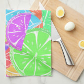 Fruity Tutti Colorful Fruit Slicks Theedoek (Quarter Fold)