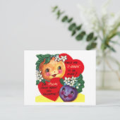 Fruity Valentijn Feestdagenkaart (Staand voorkant)