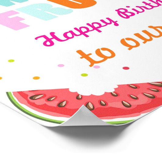 Fruity van twee tti frutti Fruity Poster (Hoek)